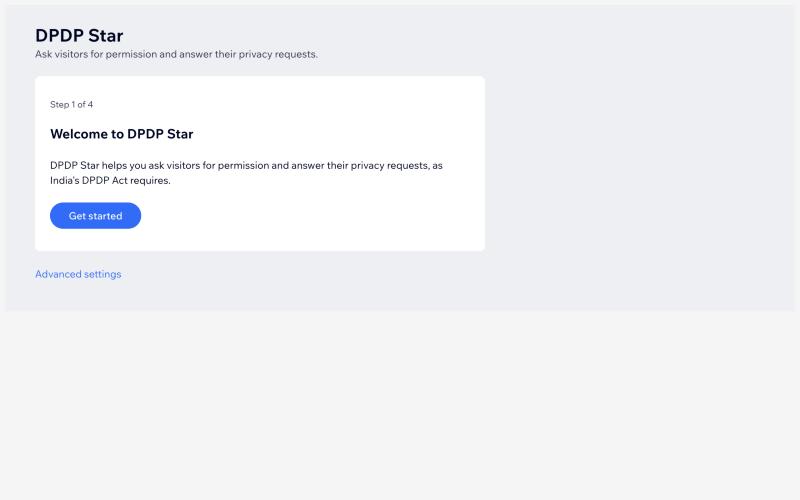 Wix Onboarding Step 1: Welcome and automatic site scan results