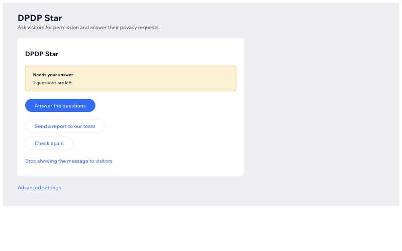 Wix Onboarding: Needs answer state when new Wix app or tag is detected